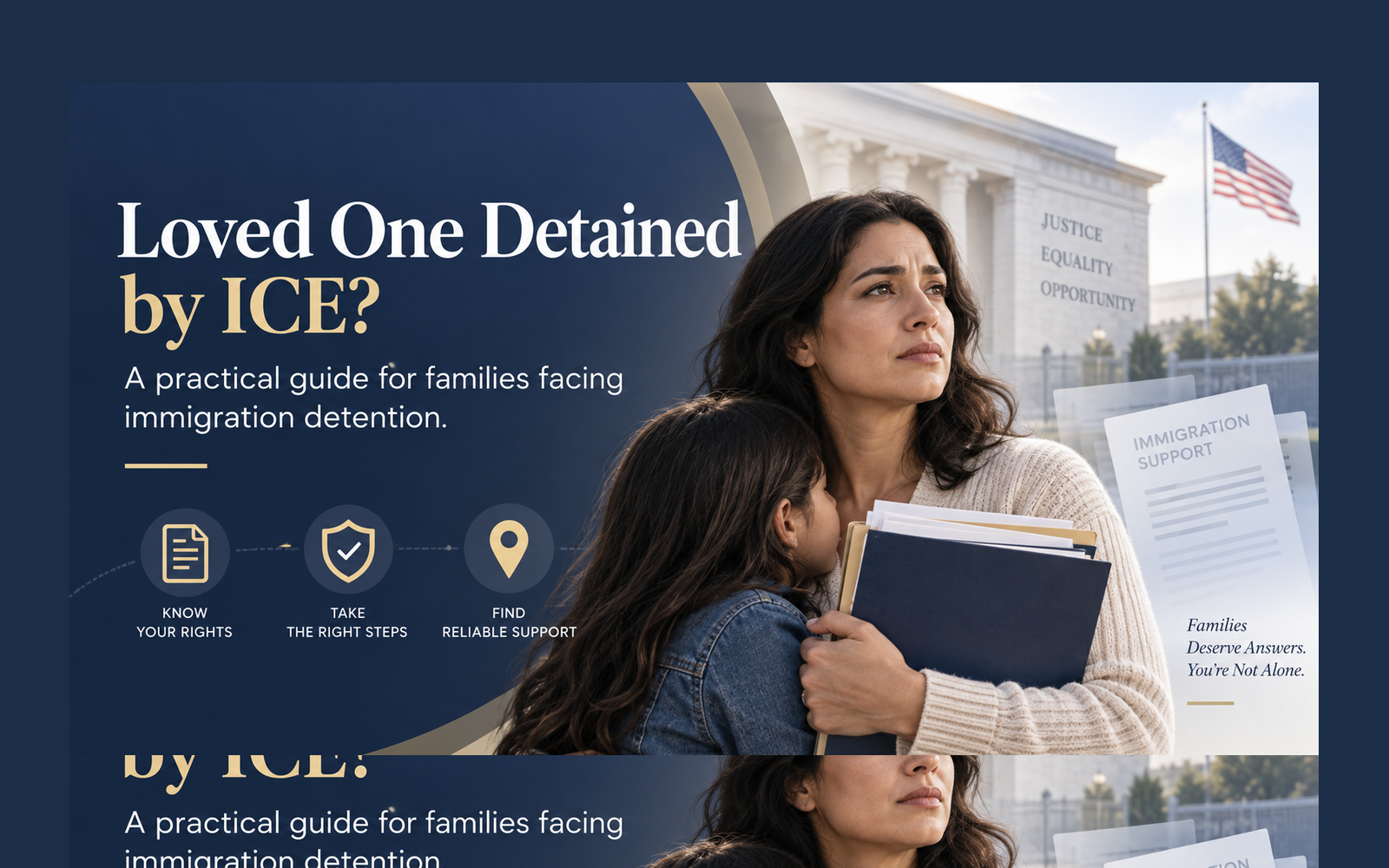 Family seeking information after a loved one is detained by ICE